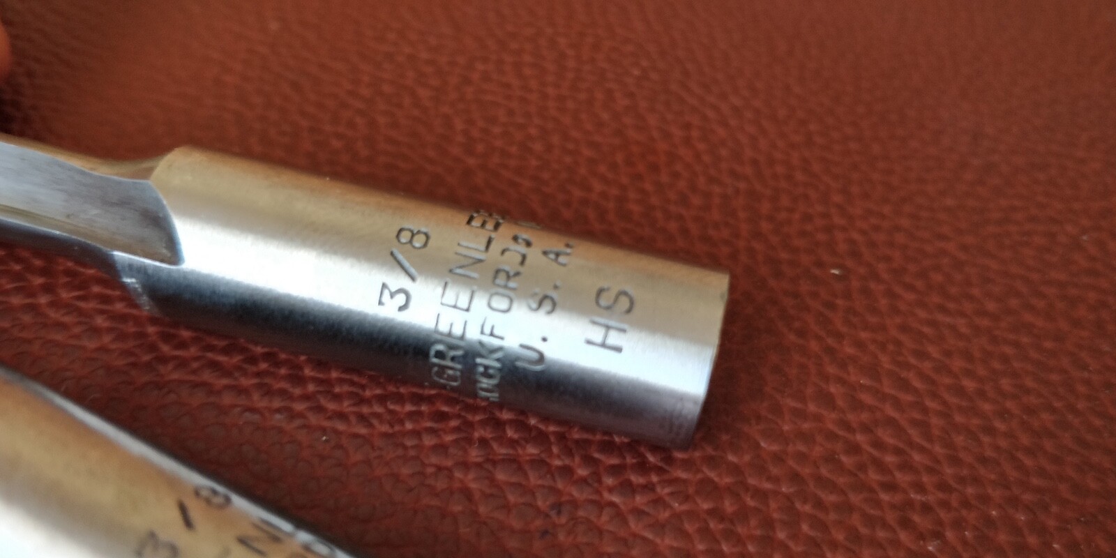 2 x Greenlee Router Bit 3/8" USA