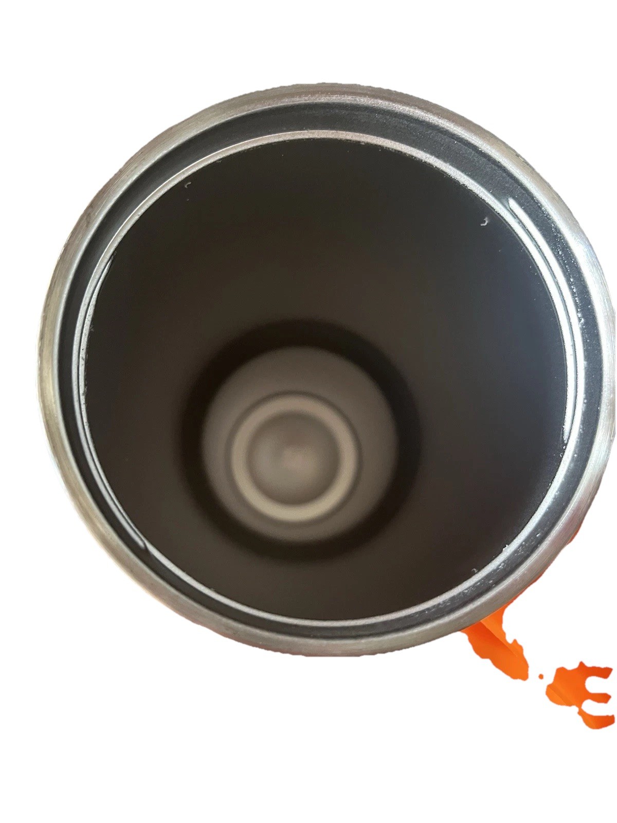 Splosh Orange Cup With Plastic Straw