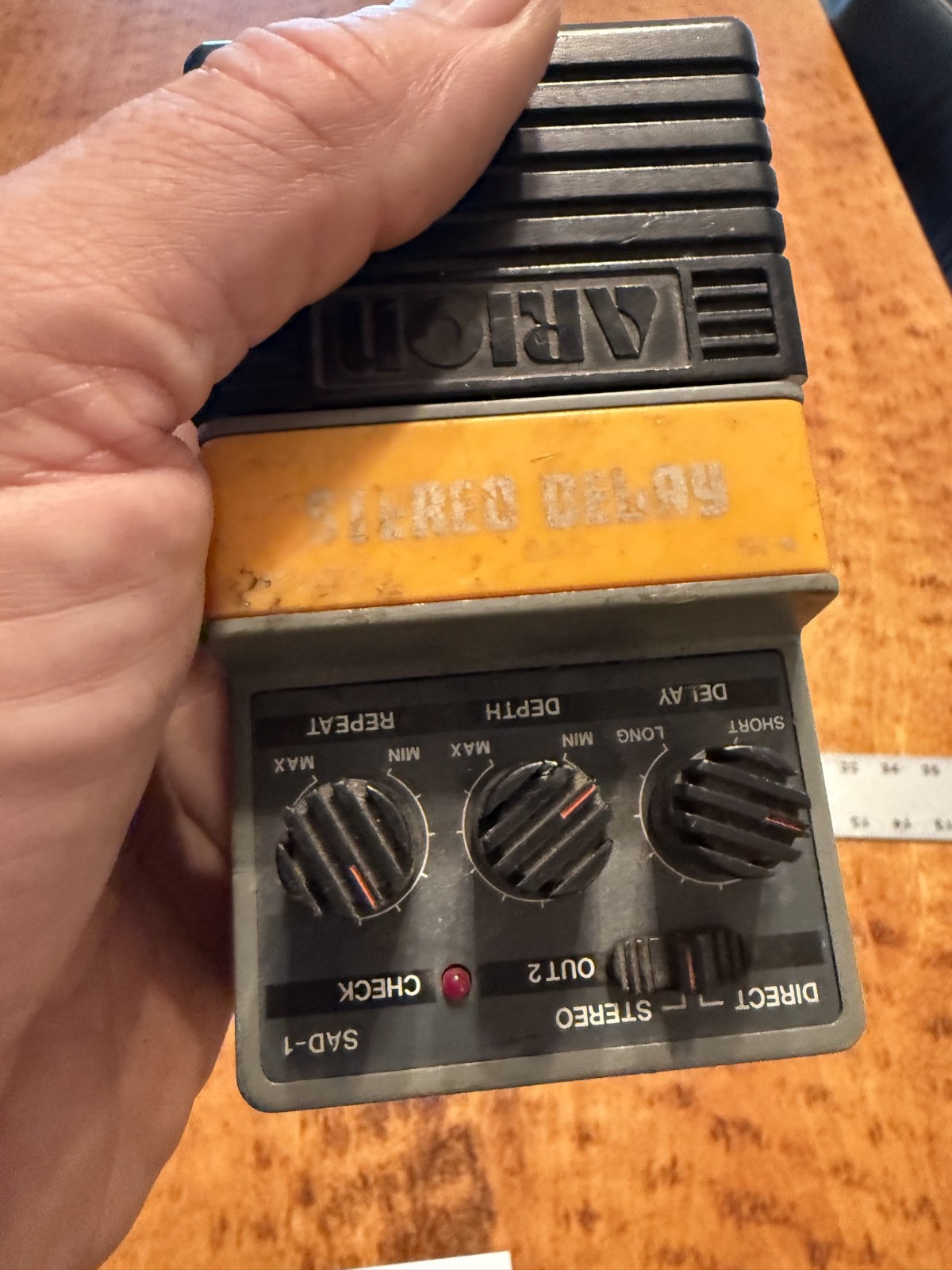 Used Arion SAD-1 Stereo Delay Effect Pedal KP29