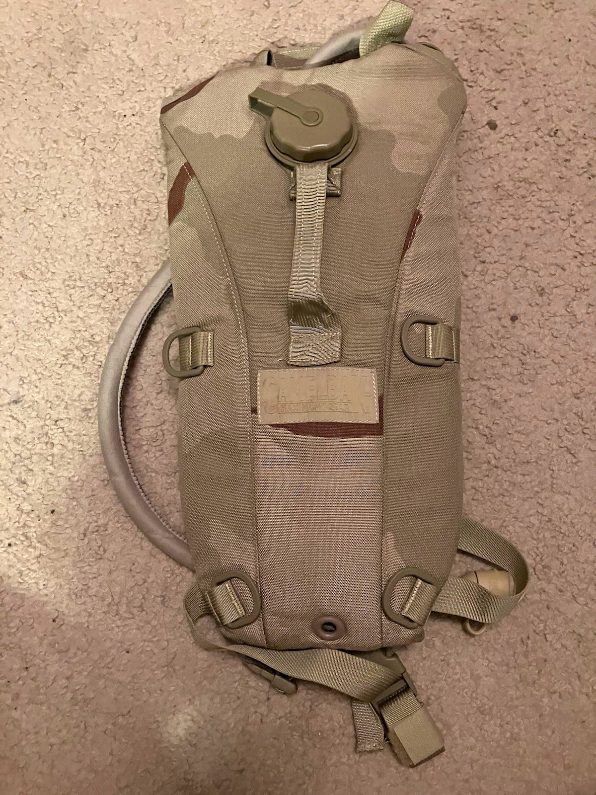 CamelBak ThermoBak 3L Hydration Pack Tan Camo Harness Nylon MPN 60184