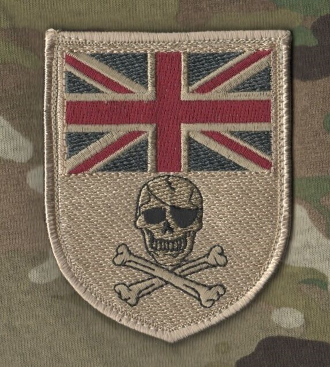 JTF SAS Special Air Service CAMP BASTION AFGHANISTAN vêlkrö DESERT UK FLAG SKULL