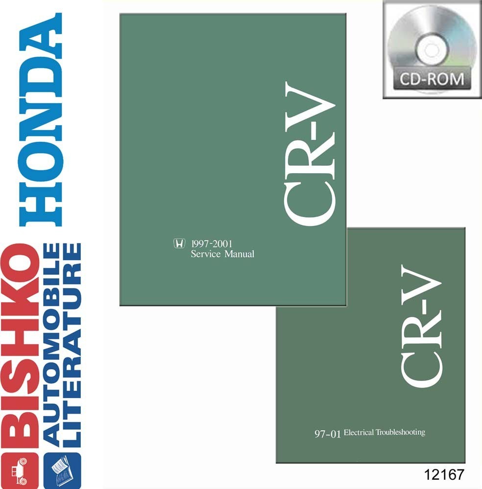 1997-2001 Honda CR-V Factory Shop Service Manual CD