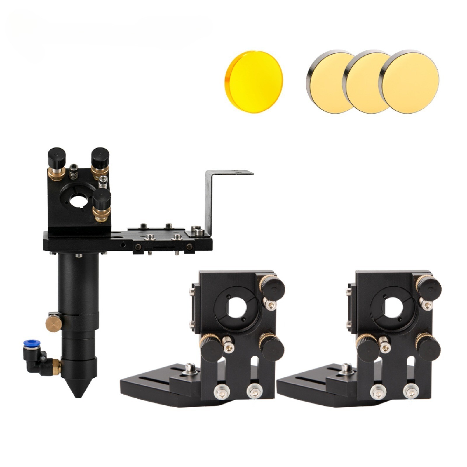 E Series CO2 Laser Head Set Mount Focus Lens Si Mirrors For Engraver Cutter