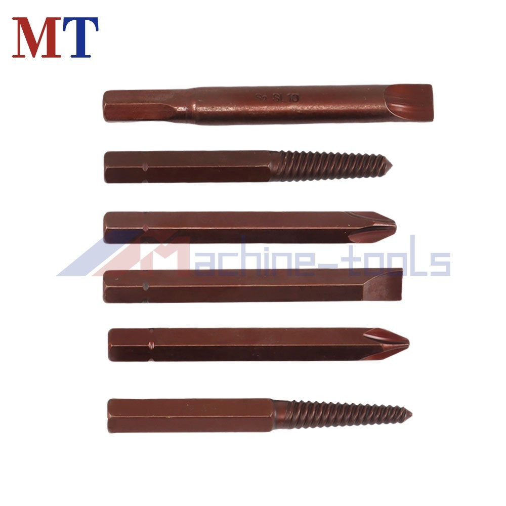 11 Pack 1/2" Drive Impact Driver Screwdriver Remover Tightening Tool Set