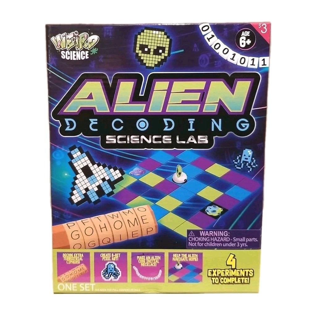 Weird Science Alien Decoding Science Lab - 4 Experiments To Complete!