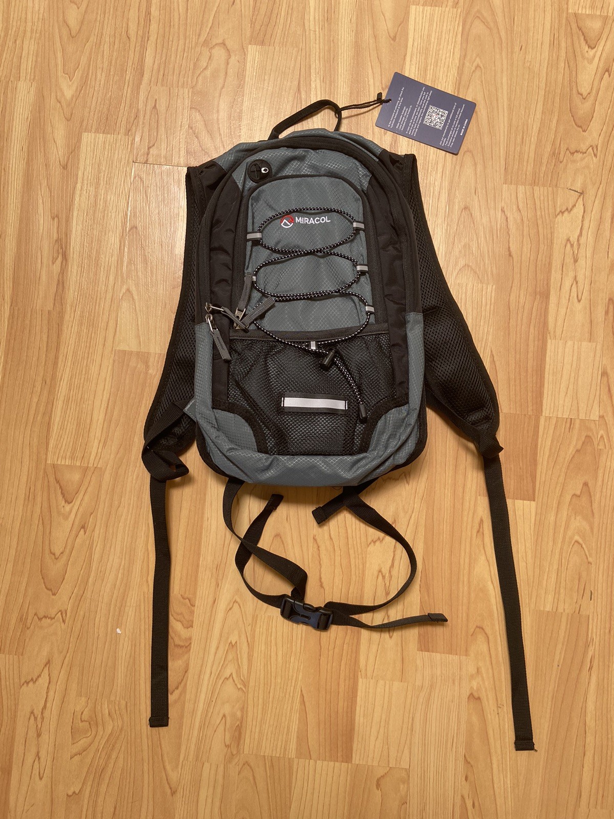 MIRACOL Hydration Backpack 2L Water Bladder Thermal Insulated Hiking - New