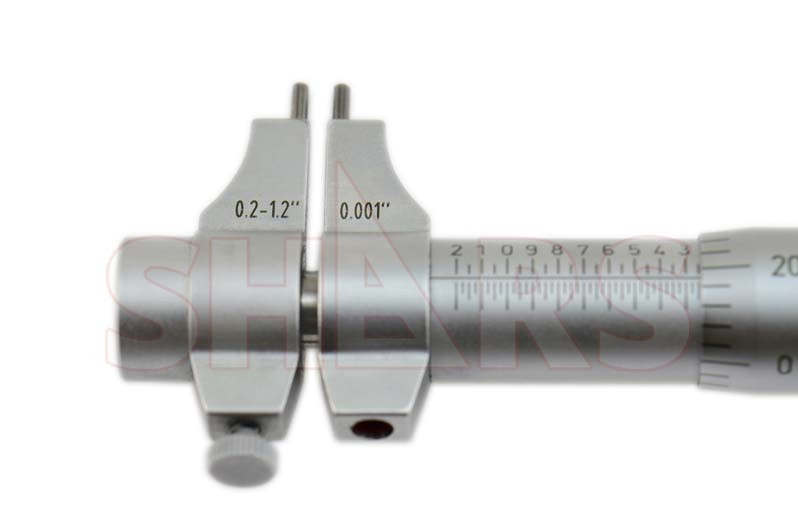 .2" - 1.2" Inside Mechanical Micrometer .001" Graduation Bore Caliper Set P}