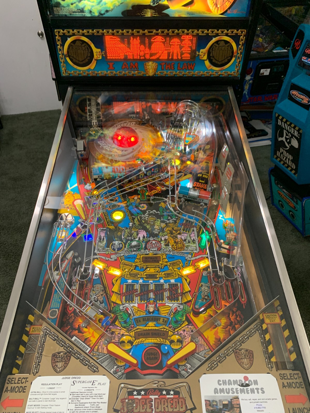 Judge Dredd Pinball - Beautifully Restored