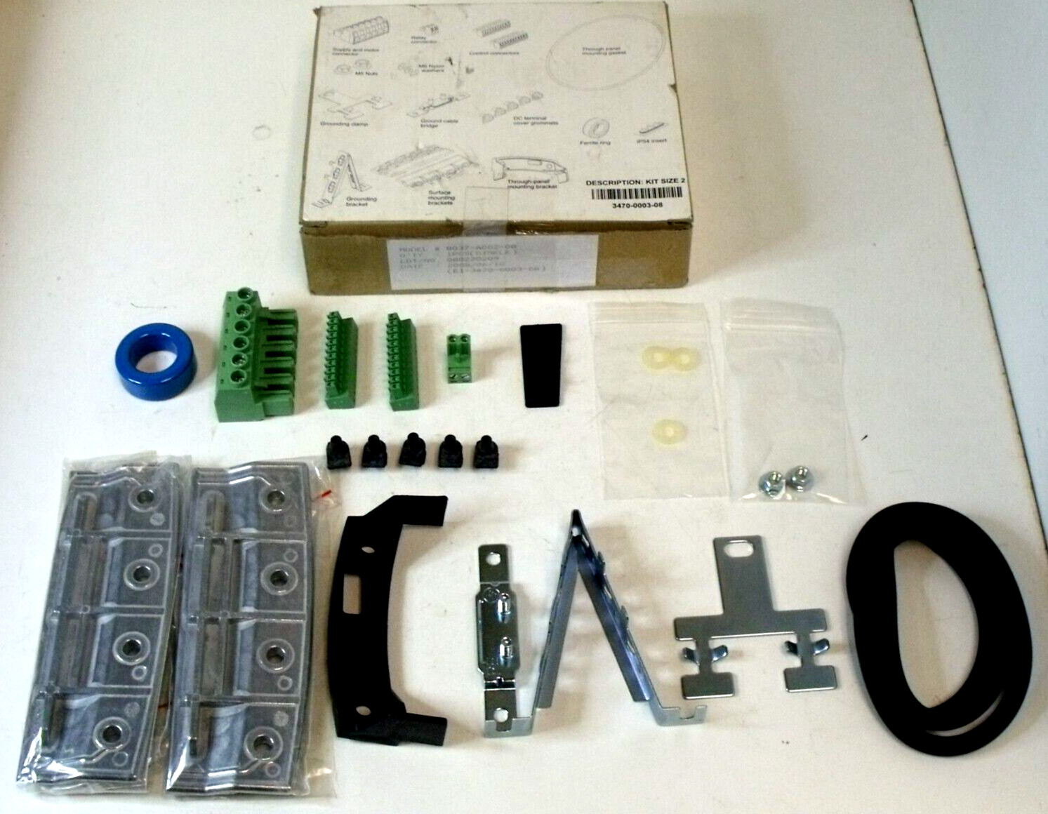 NIB Control Tech 3470-0003-08 Kit Size 2 Drive Kit, Complete