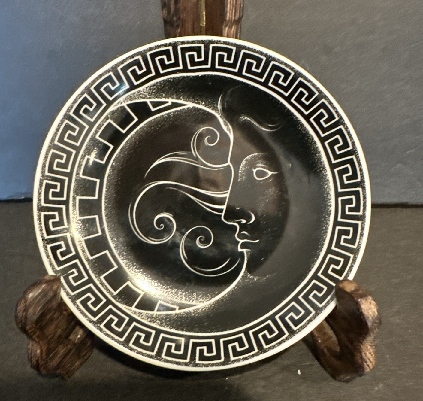 Bookish Box Trinket Dish 4” Greek