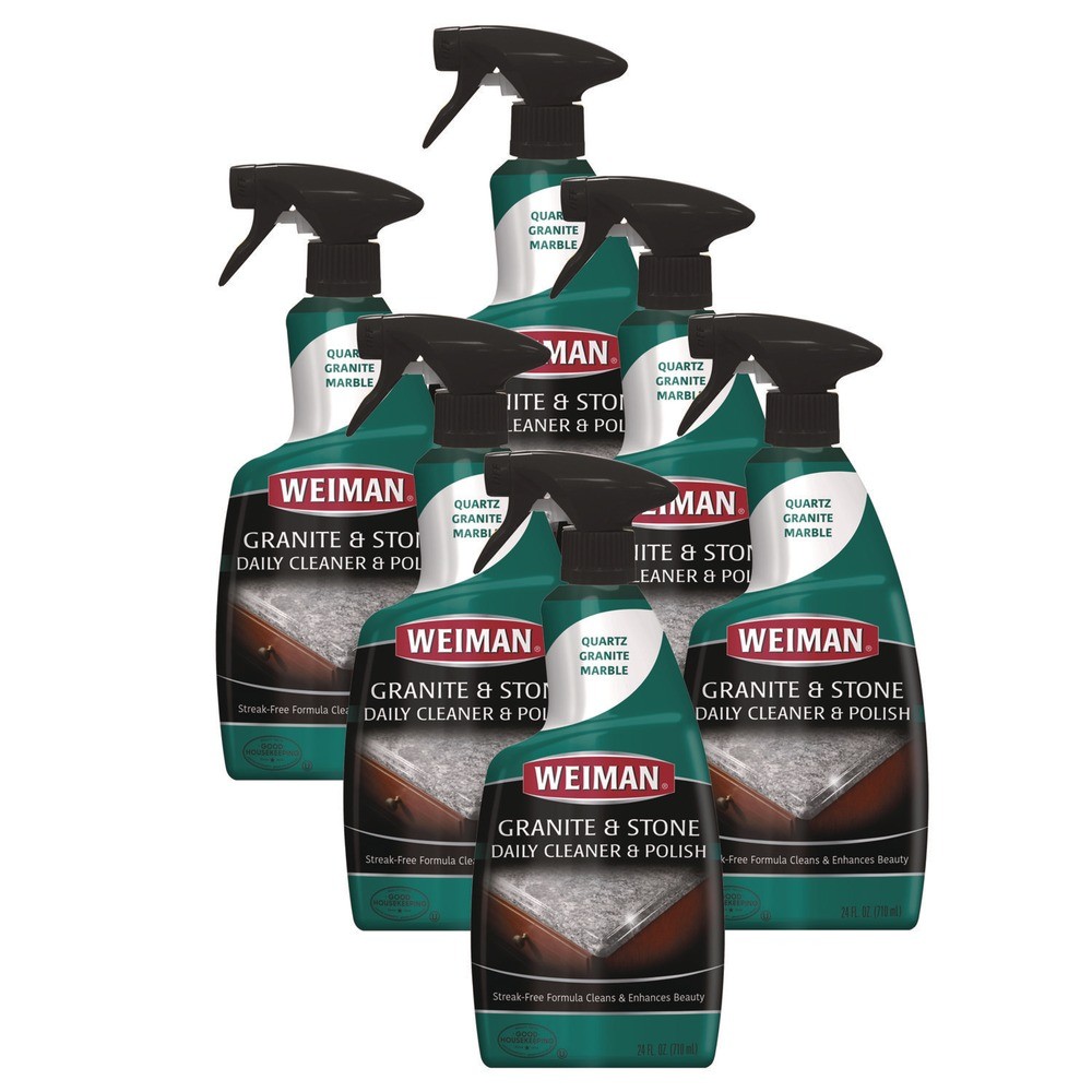 WEIMAN 109 24 oz Spray Bottle Granite Cleaner & Polish - Citrus Scent (6/CT) New