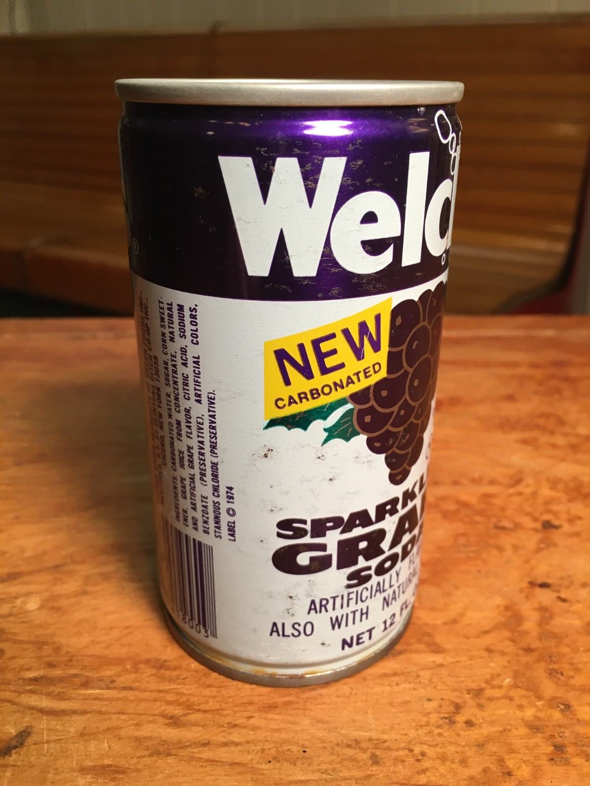 Welch's Sparkling Grape Vintage Soda Can