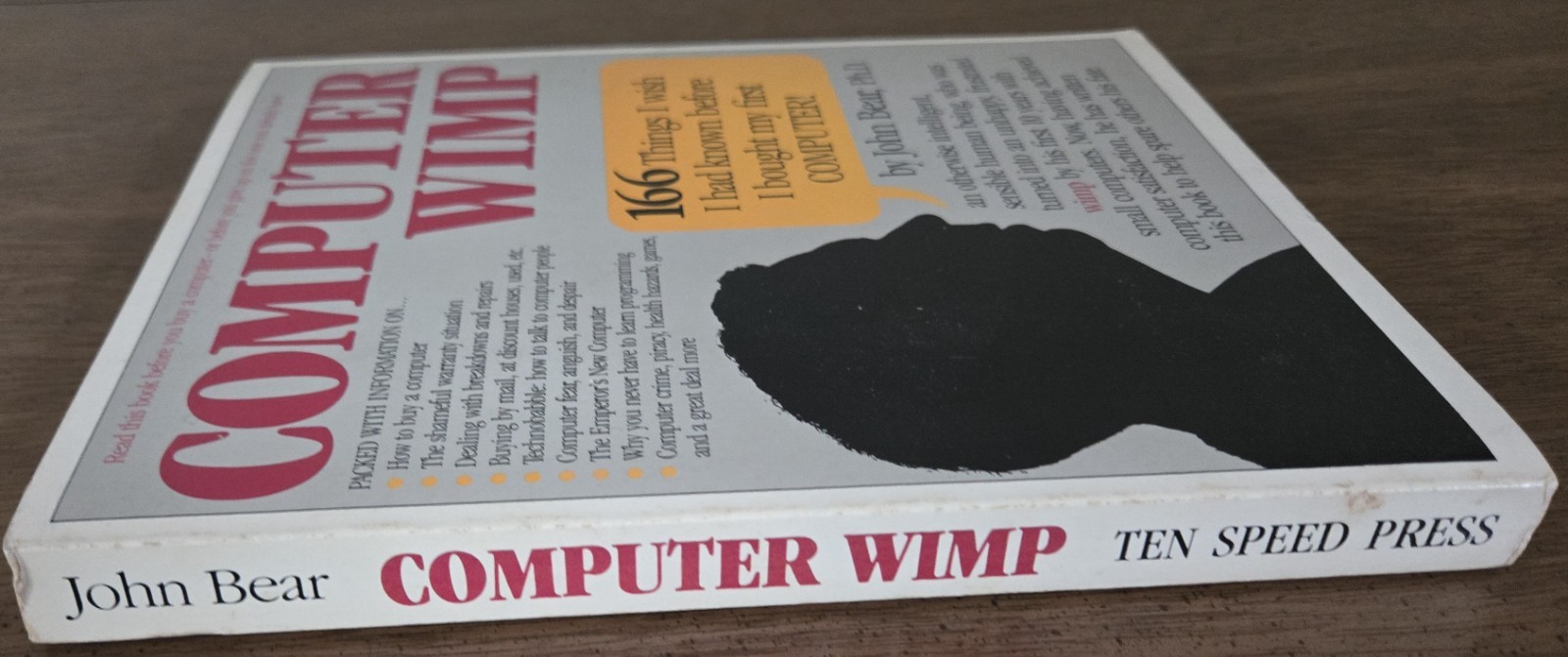 Computer Wimp, by John Bear, vintage computer book from 1983