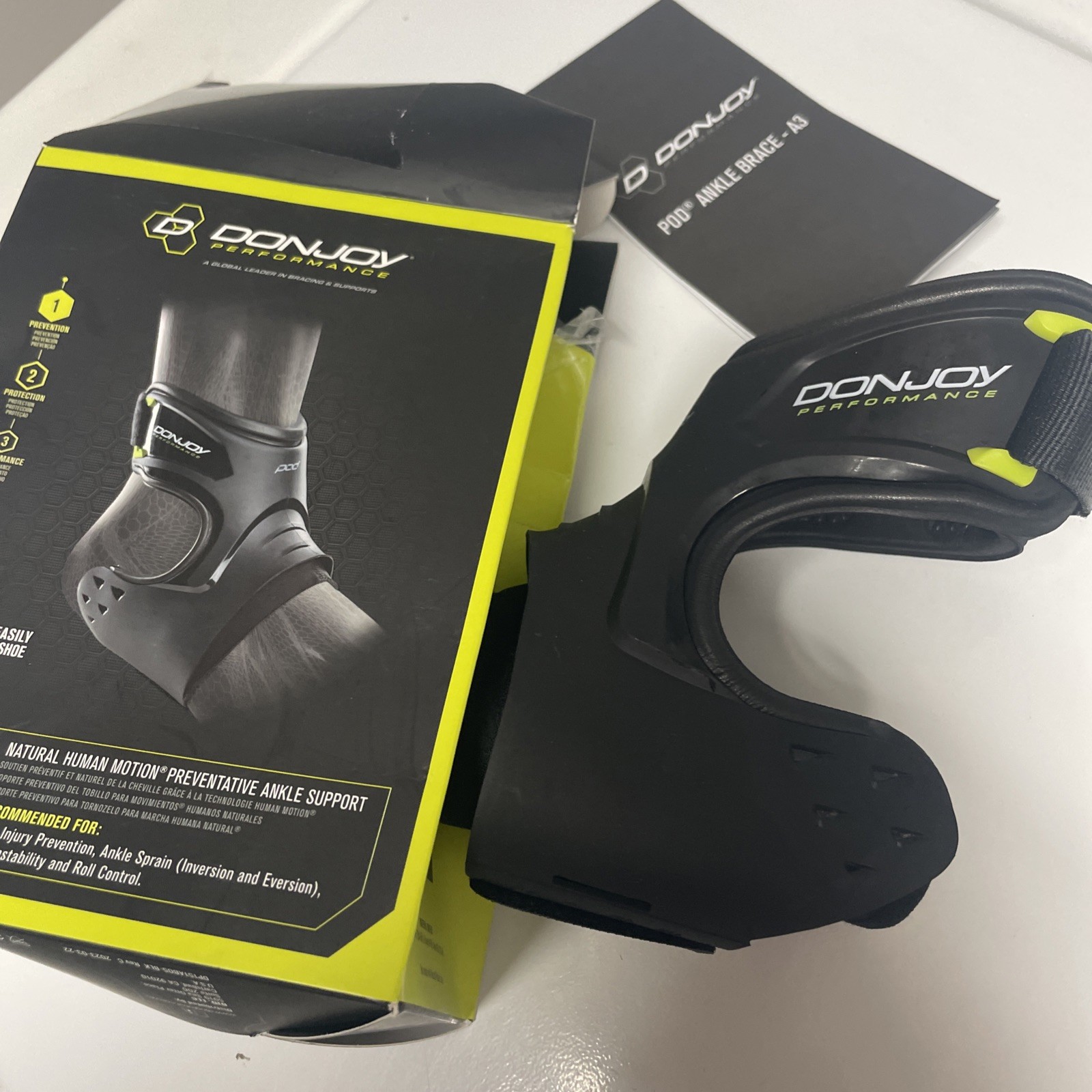 DonJoy Performance-Pod Ankle Brace Left Small Black
