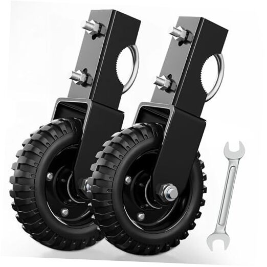 Gate Wheel for Metal Tube Gate, 6" Heavy Duty Casters for Metal Swing 2 6IN