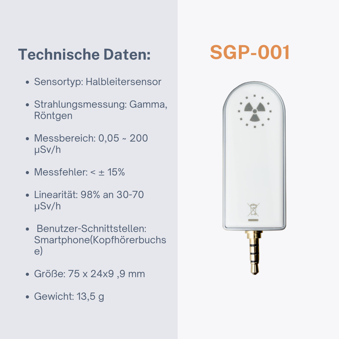 Smart Geiger Geiger Counter APP for Android Mobile Smartphone Radiation Detector