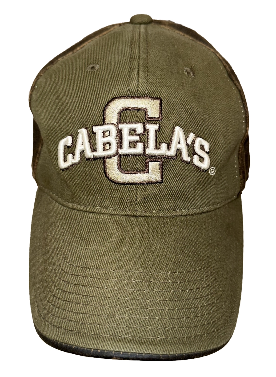 Cabelas Baseball Buckle Strap Hat Geen EUC