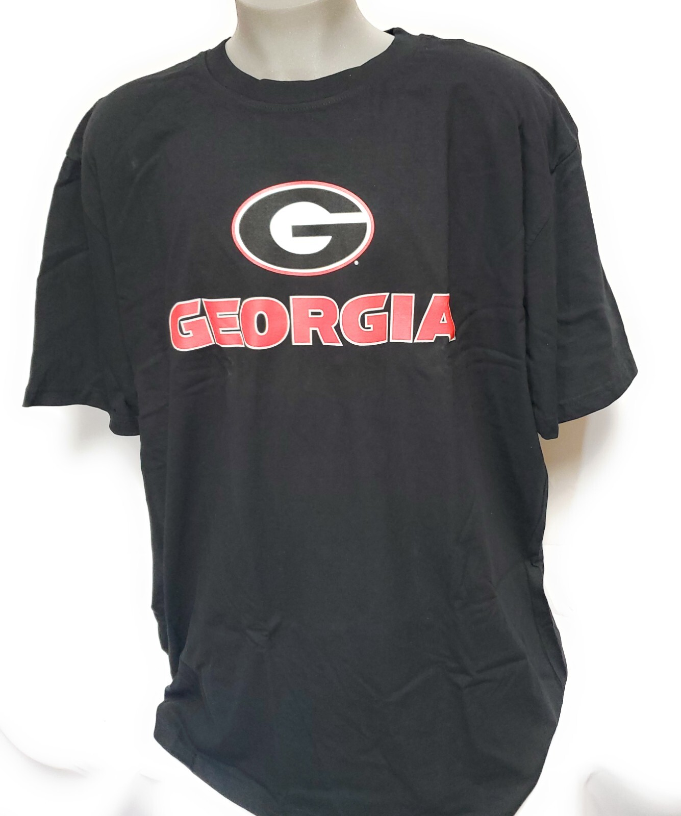 Mens Profile Varsity Georgia Bulldogs NCAA Big & Tall Black Logo Tee T-Shirt