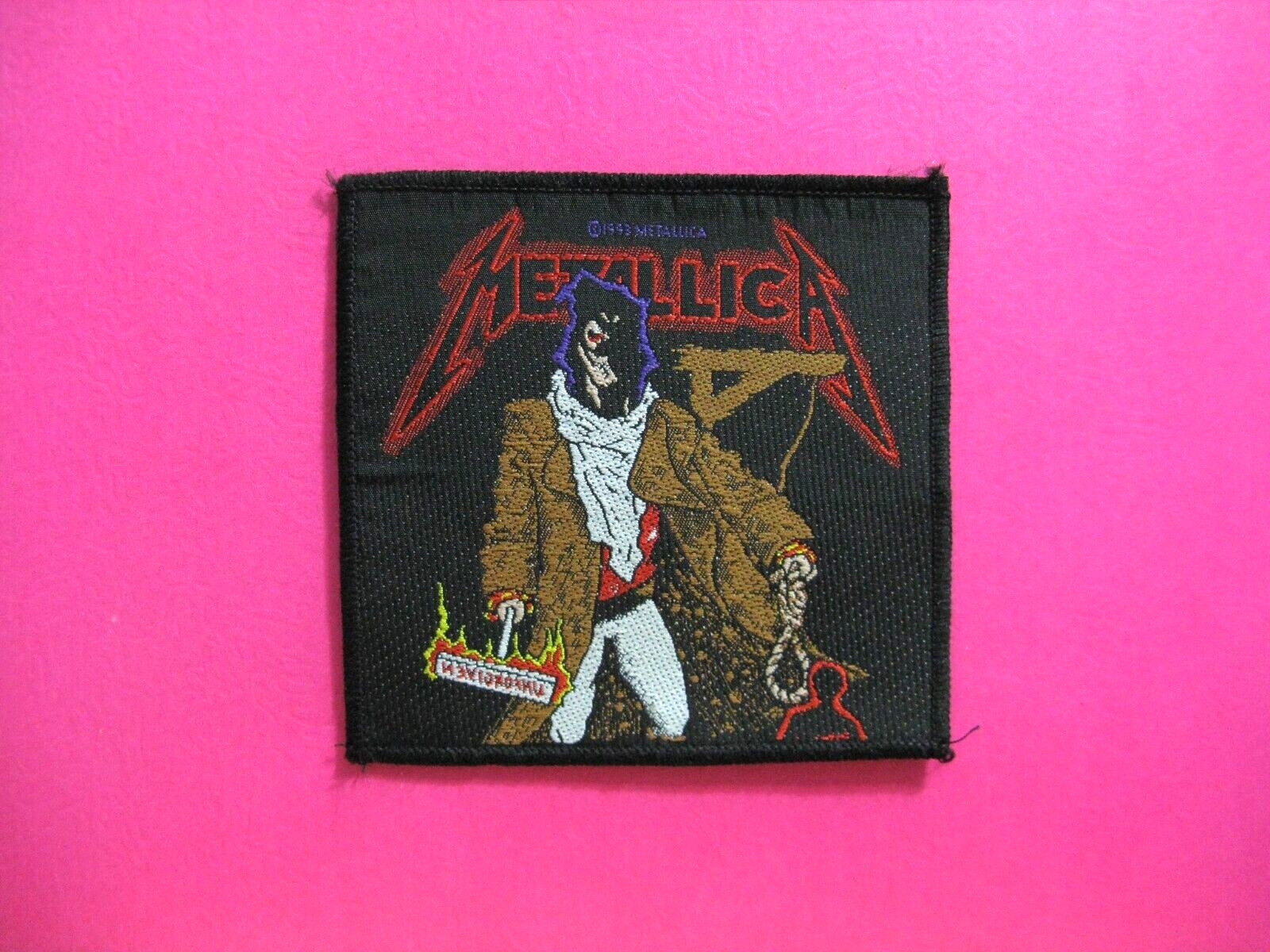 METALLICA OFFICIAL 1993 VINTAGE PATCH OLD STOCK UK IMPORT SEW ON UNFORGIVEN VP8