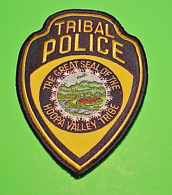 HOOPA VALLEY TRIBE  CALIFORNIA  CA  TRIBAL 5 1/4" POLICE PATCH  FREE SHIPPING!!!