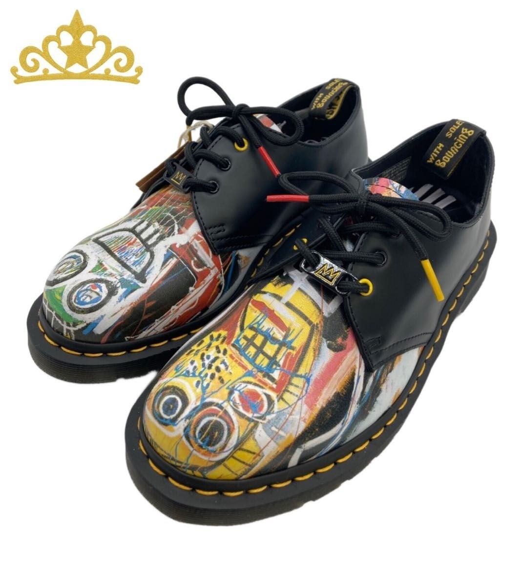 Dr Martens x Jean-Michel Basquiat 1461 3 Eye Shoes 26320001 Black JAPAN new