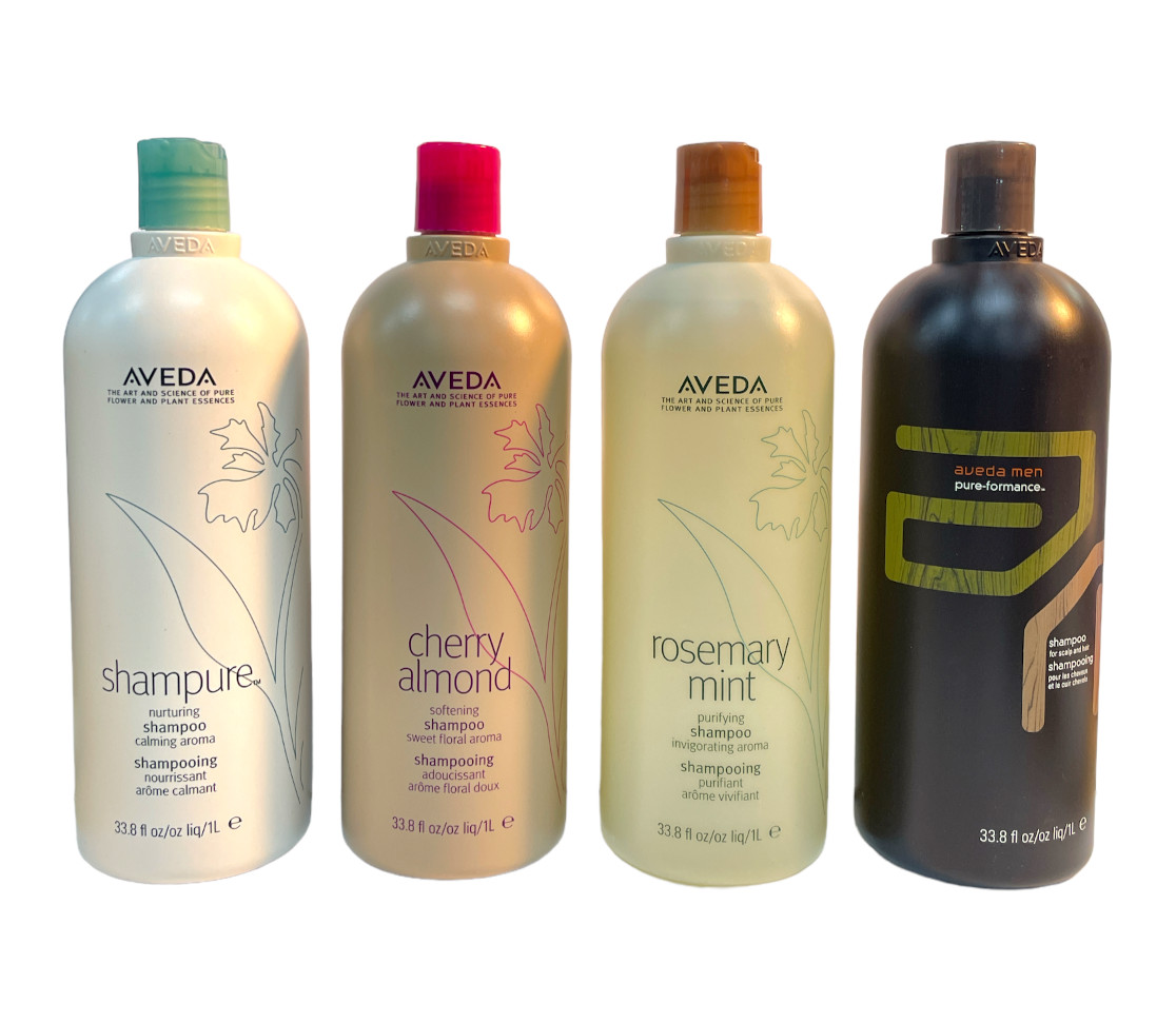 Aveda men Shampoo -Shampure-Cherry Almond-Rosemary Mint-(33.8oz) NEW YOU PICK