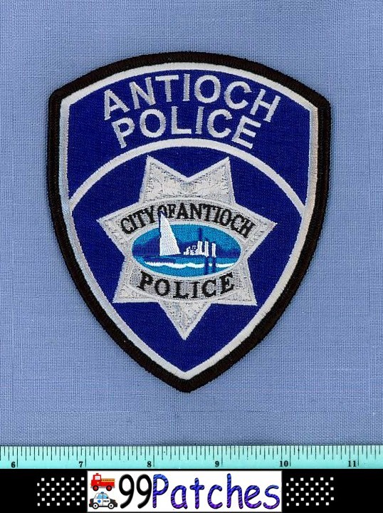 ANTIOCH CALIFORNIA Police Shoulder Patch SAILBOAT 4D