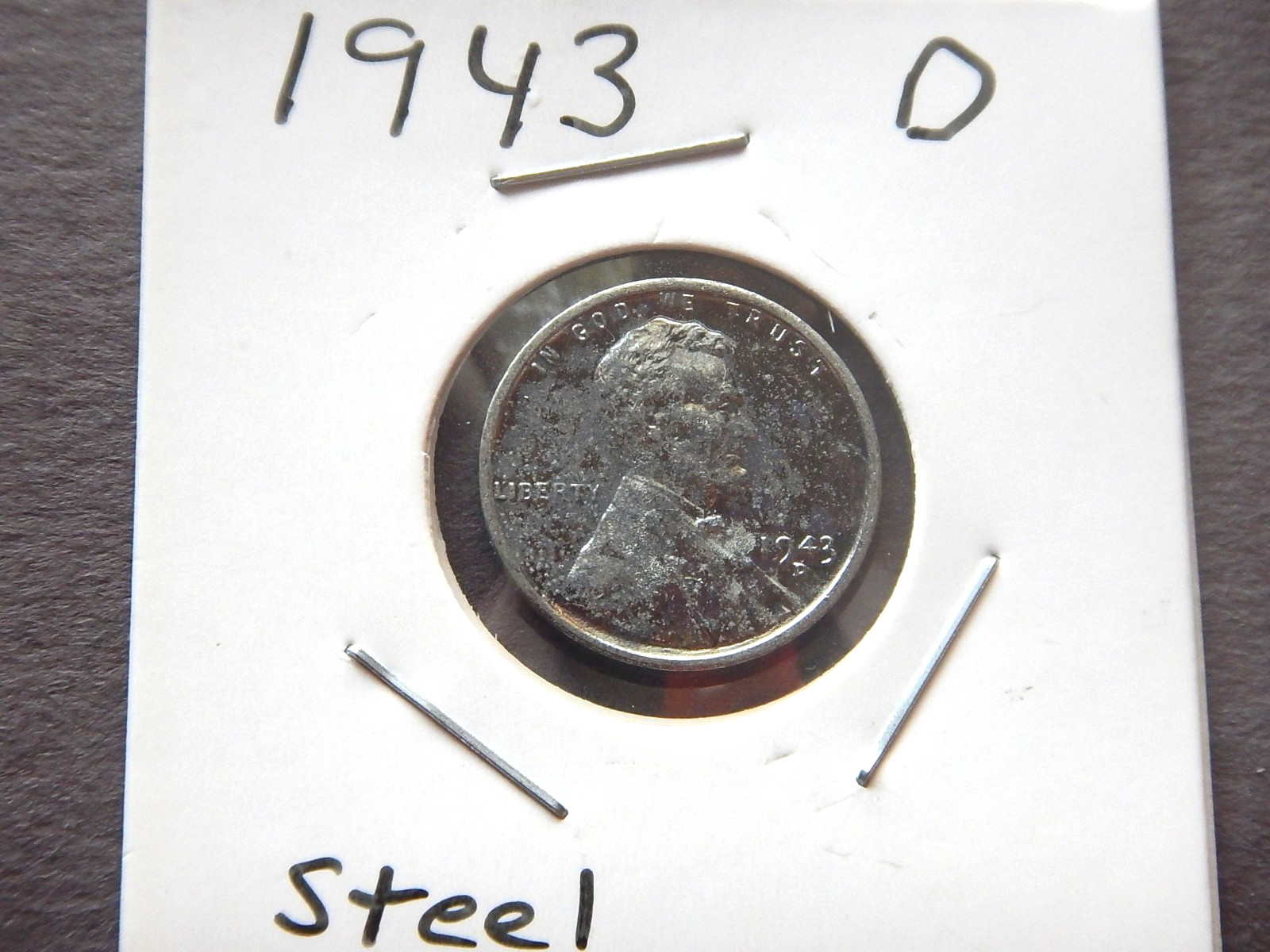 1943 (D) Lincoln Steel Penny