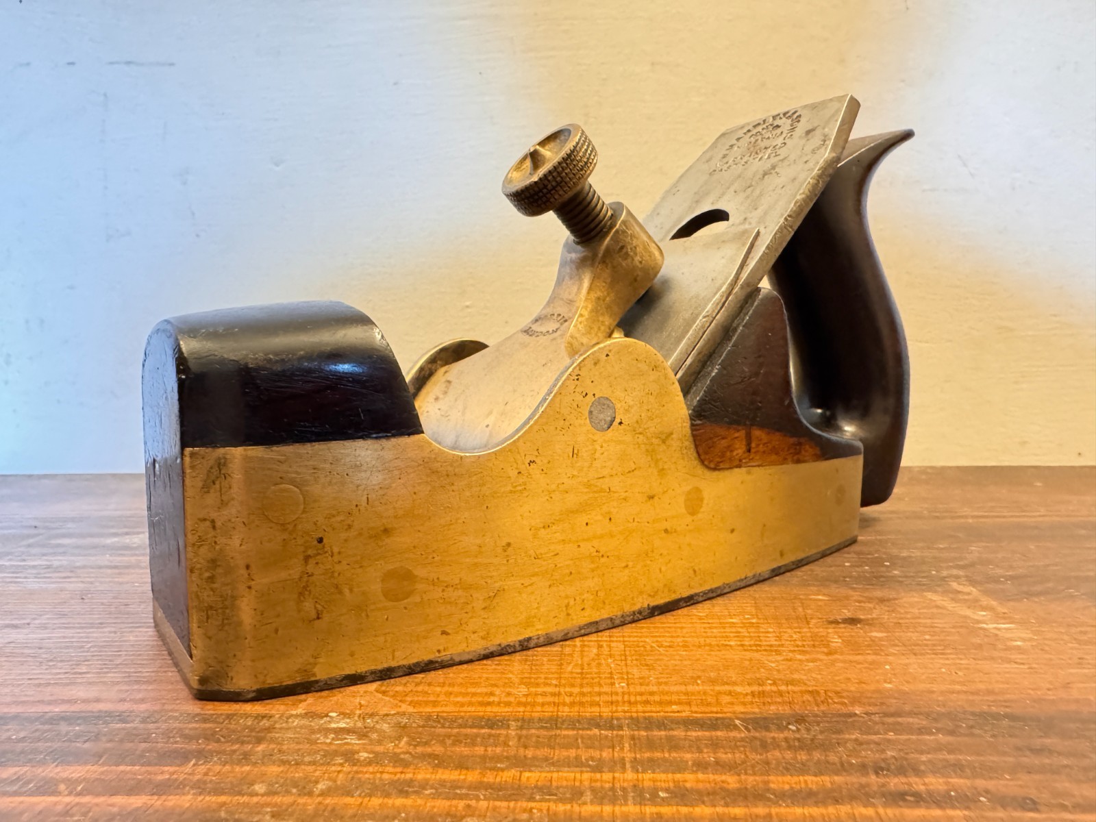 Norris London No. 17 Gunmetal Smoothing Plane British Woodwork Tool