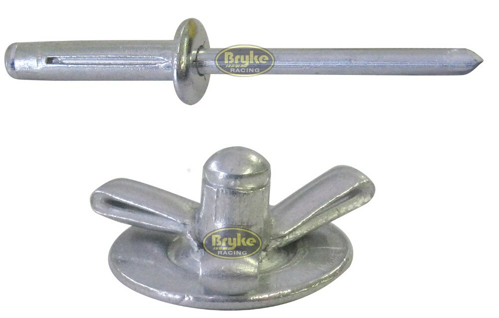 Small Head Mill Exploding Rivets 1/8" 50ct Tri-Fold Racing Fasteners