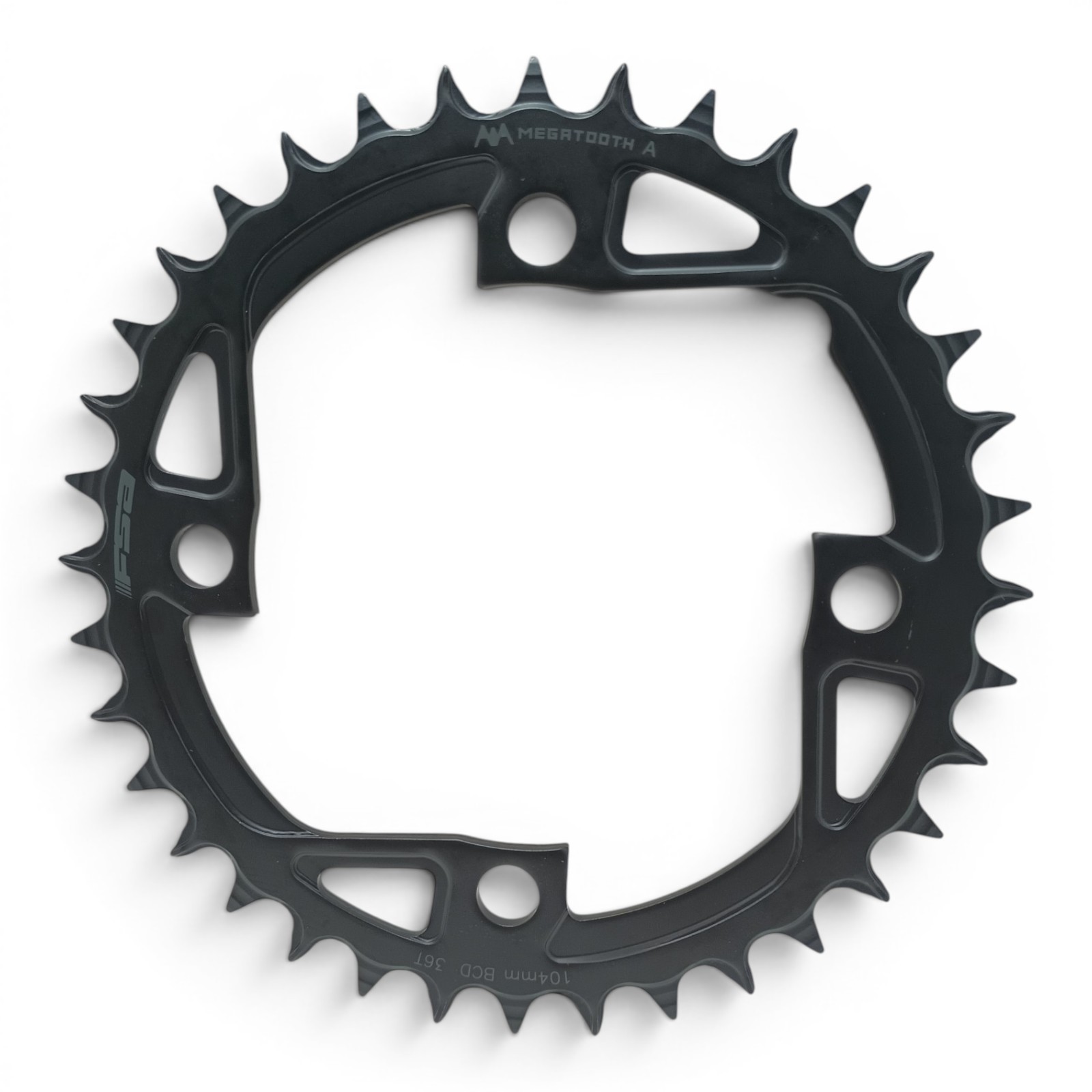 FSA Megatooth 36T 104BCD Chainring WB468A-36T Chainring Black narrow wide