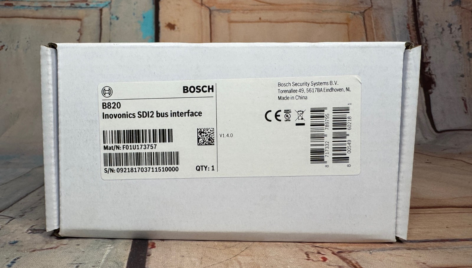 Bosch B820 Inovonics SDI2 Bus Interface Module "Sealed"
