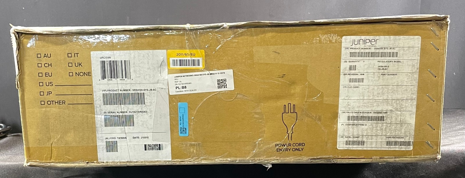 NEW Juniper SRX4100-SYS-JB-AC Secure Services Gateway Appliance -Same Day Ship