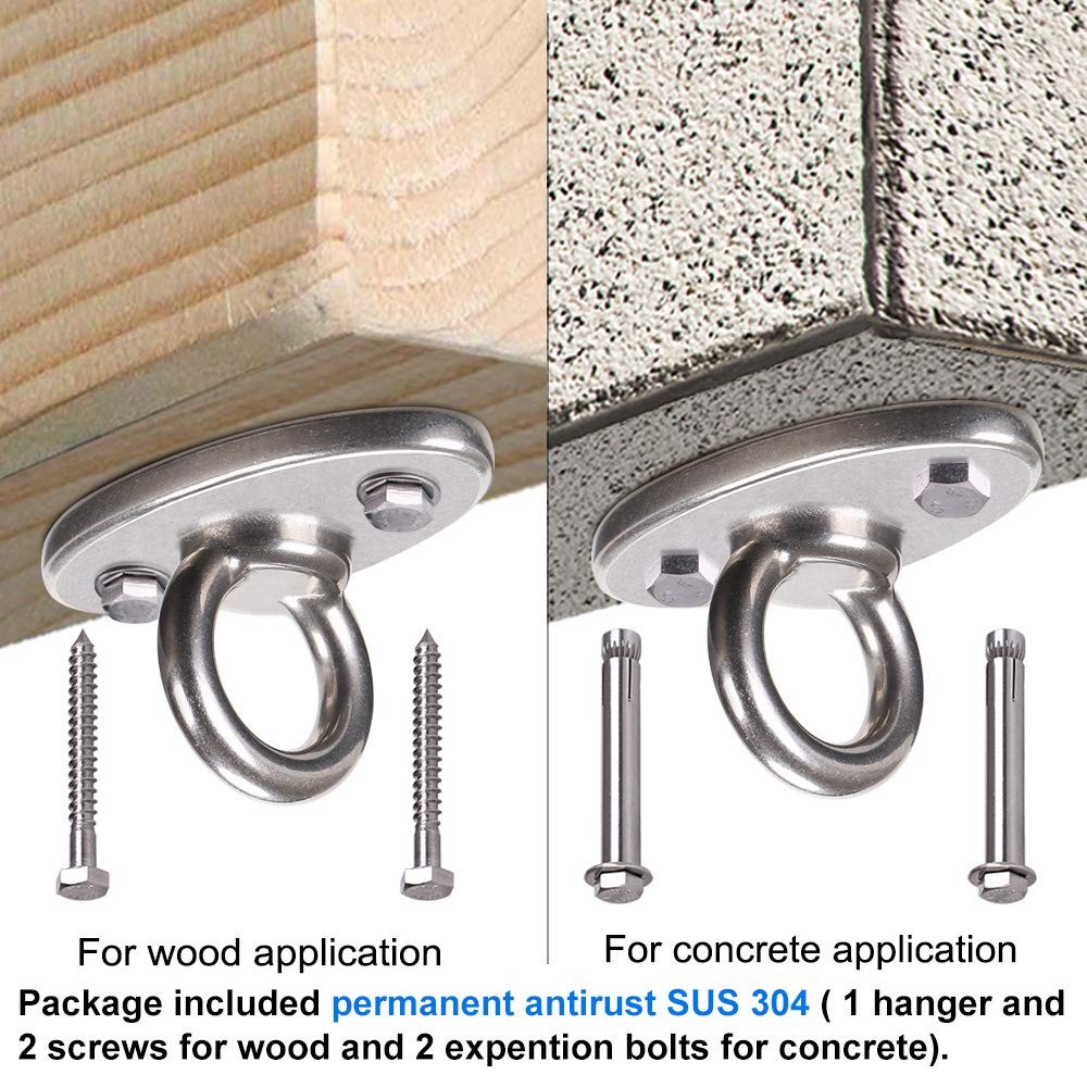 Wall Ceiling Mount Bracket for Suspension Trainer, 2800lb Capacity, Aerial