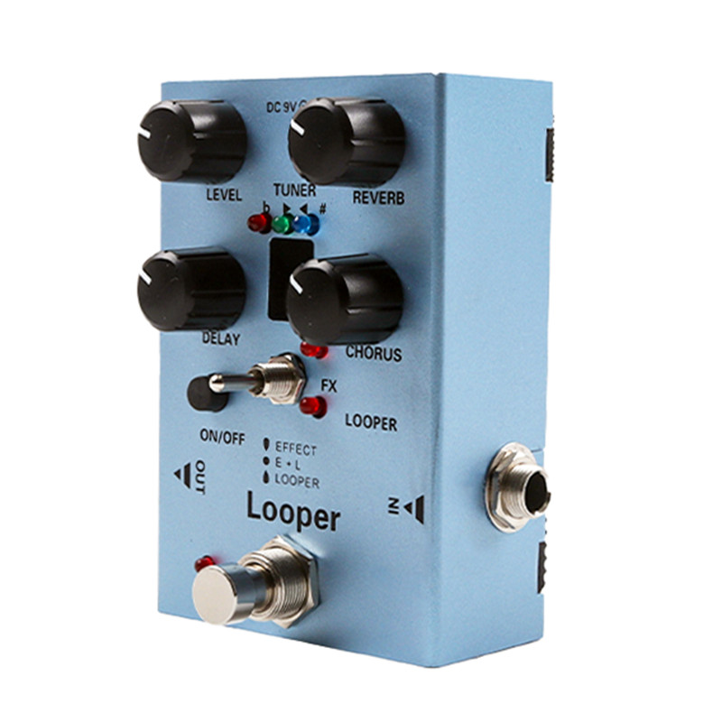 Looper Pedal Guitar Multi-Effect Pedals Looper Delay Chorus Reverb And Tuner