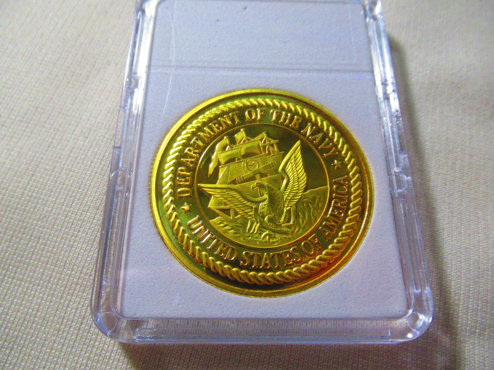 US NAVY - USS ASHLAND (LSD-48) Challenge Coin
