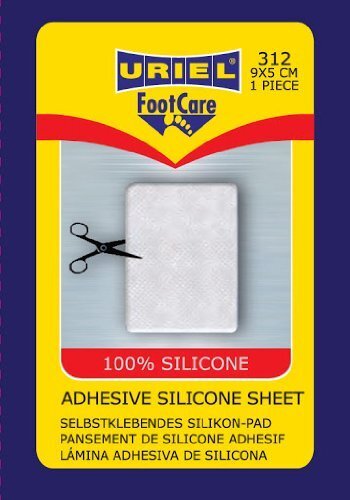URIEL Adhesive Callus Silicone Sheet 9x5 cm