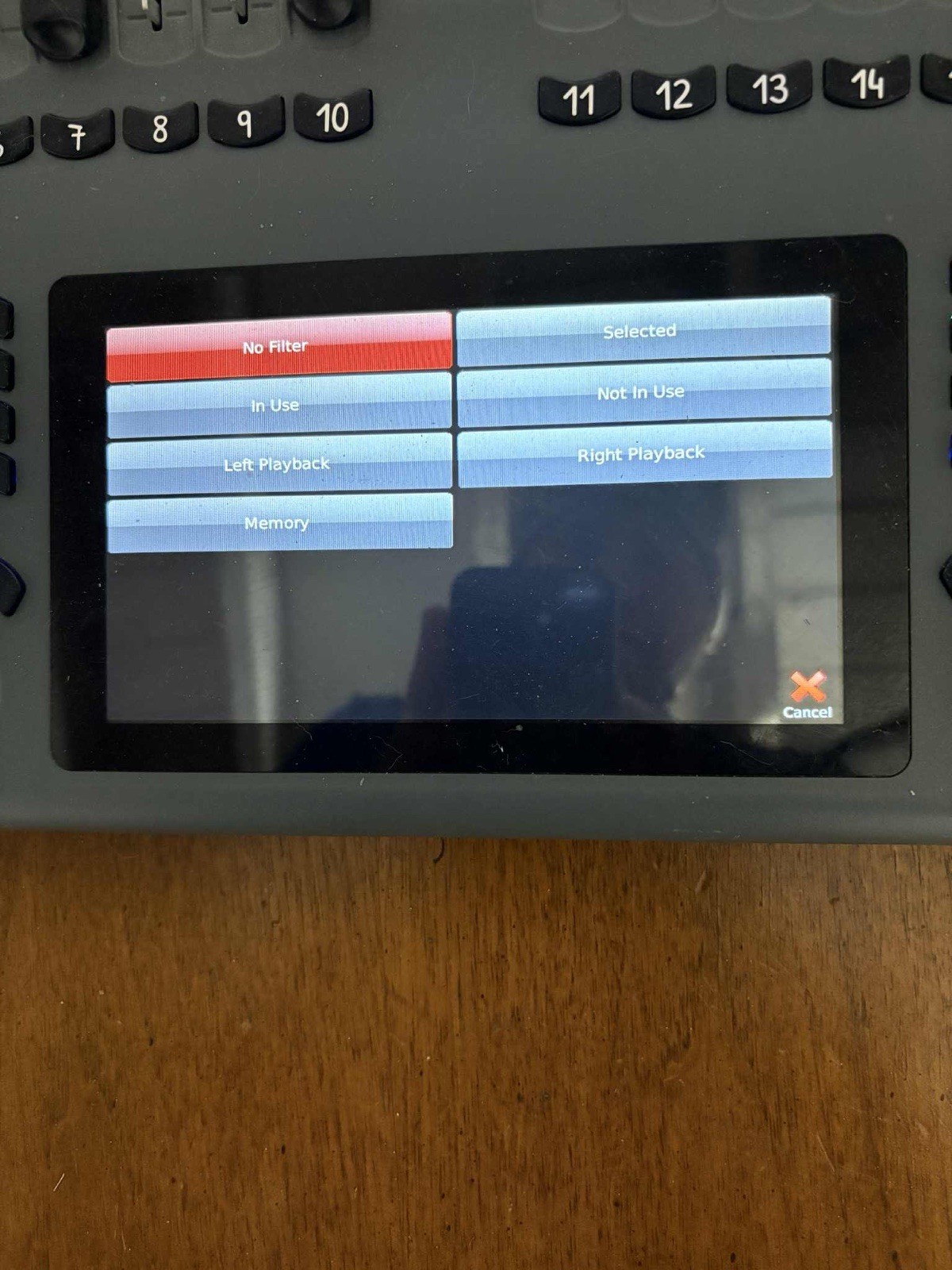 Cognito PRO512 DMX console Working missing some buttons offer as found