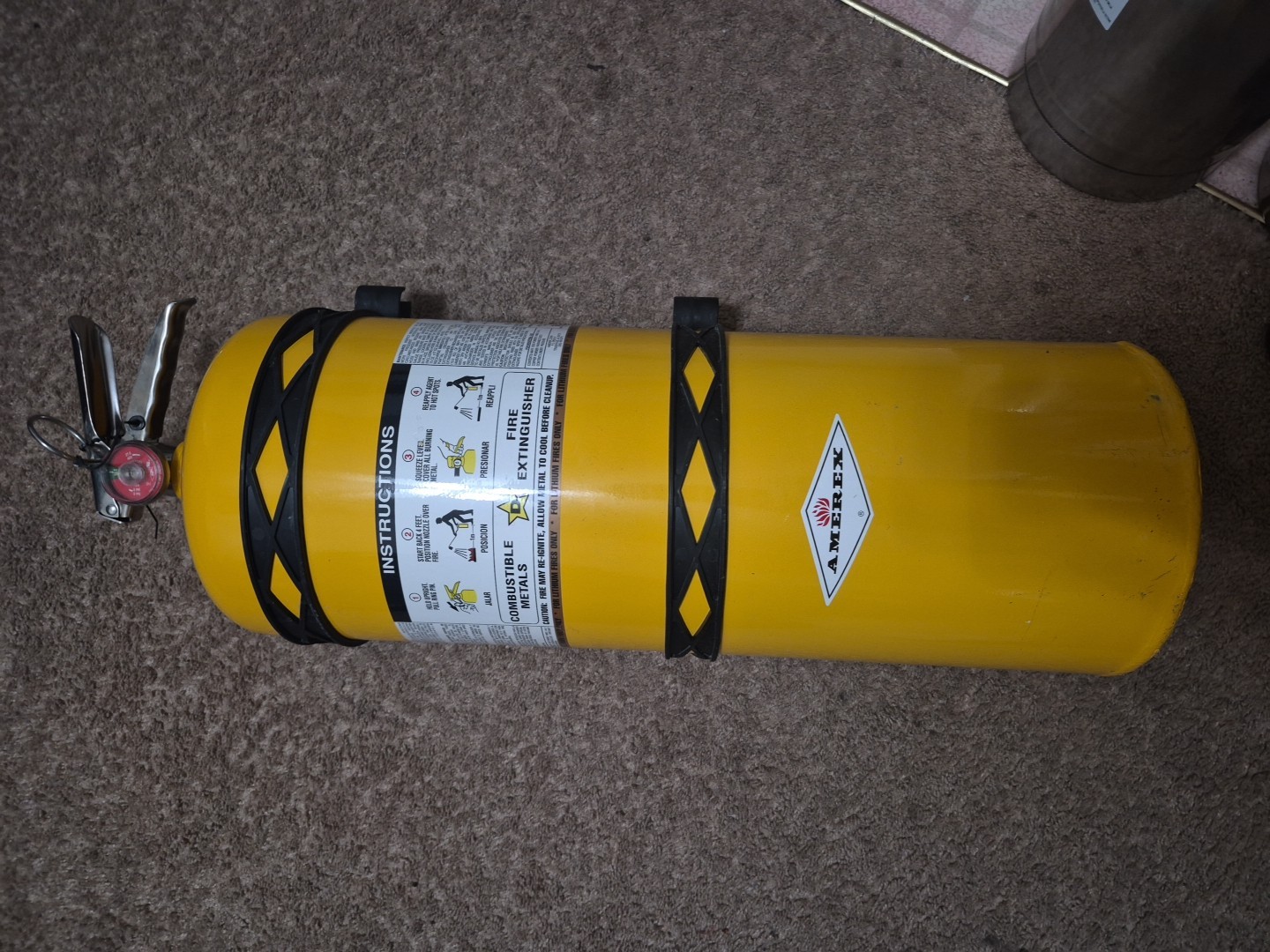 Amerex C571 (27576) Class D 30 lb. (Copper) Fire Extinguisher Missing Wand