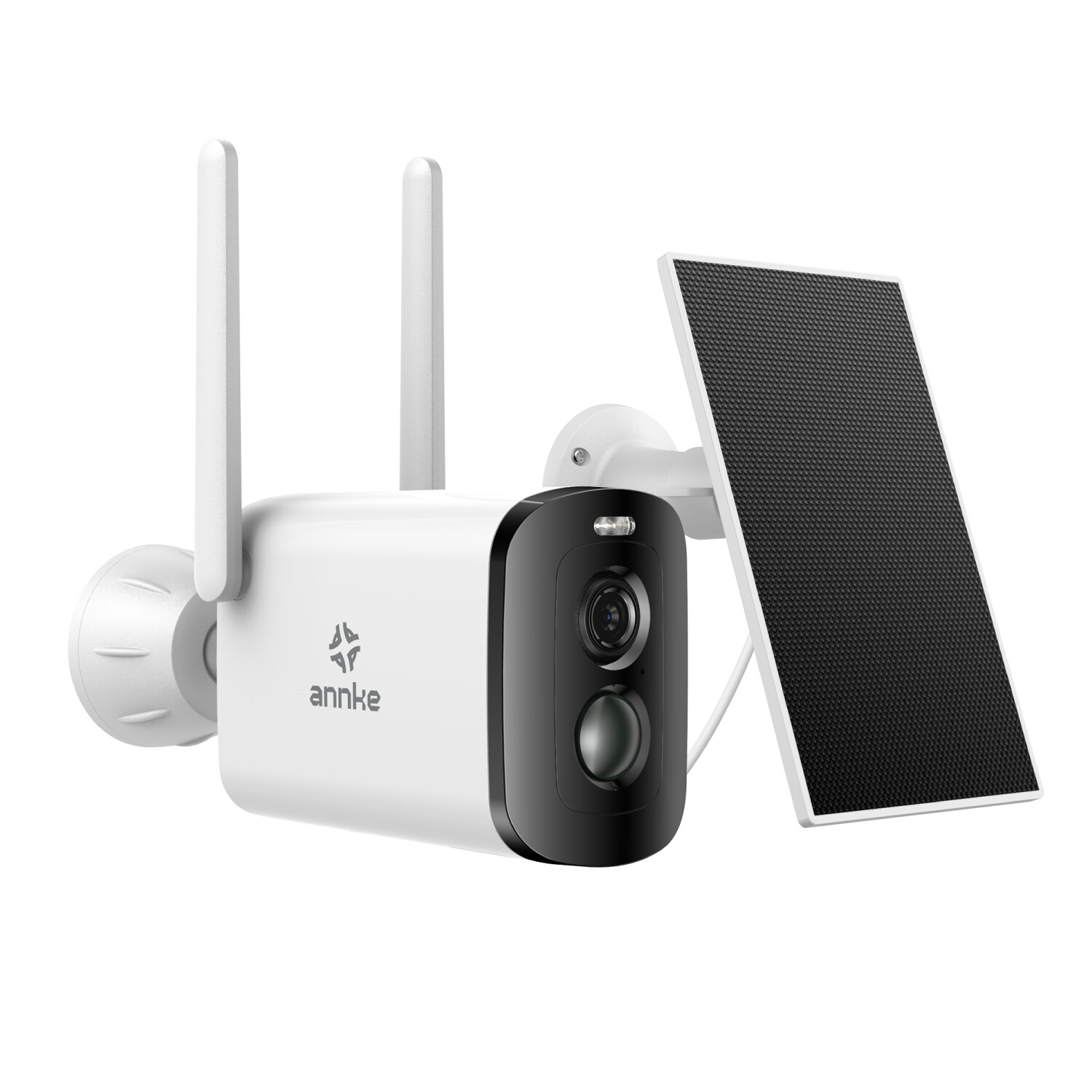 ANNKE Wireless 4MP Security Camera Solar Panel Two-Way Audio Color Night Vision