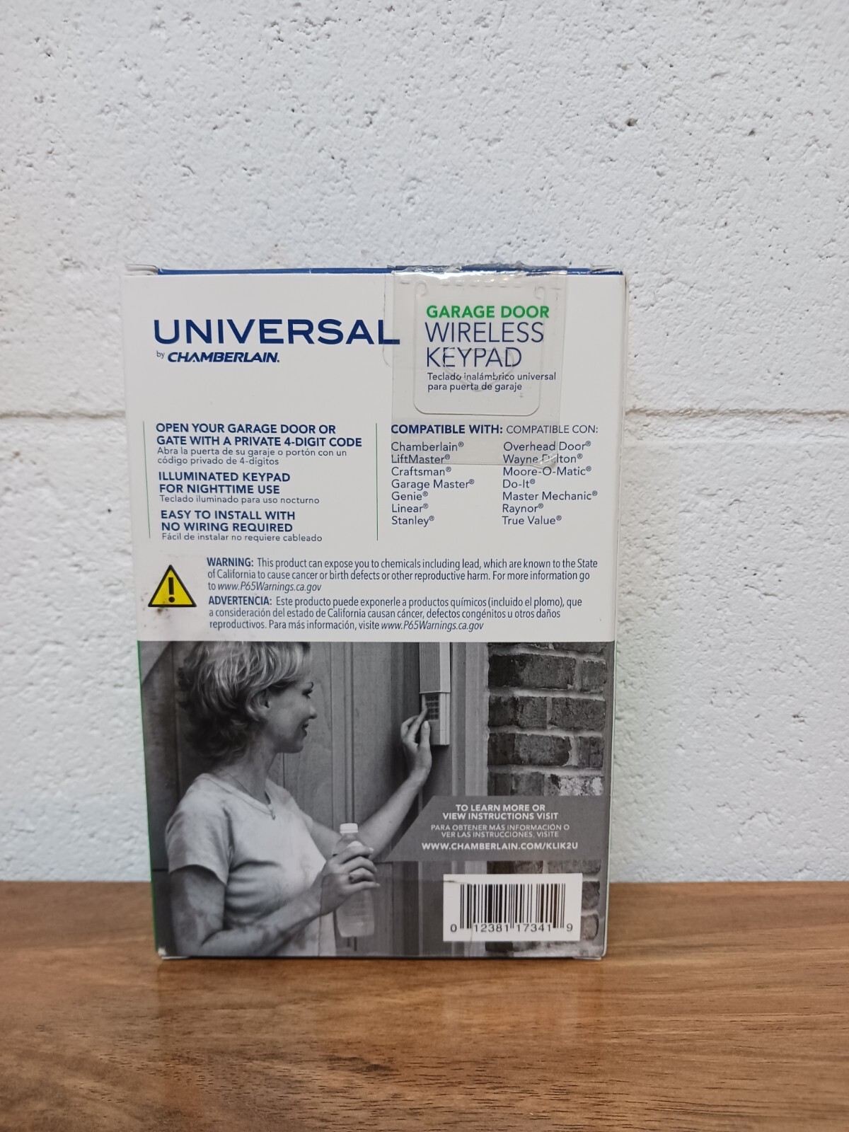 Universal By Chamberlain Garage Door Wireless Keypad