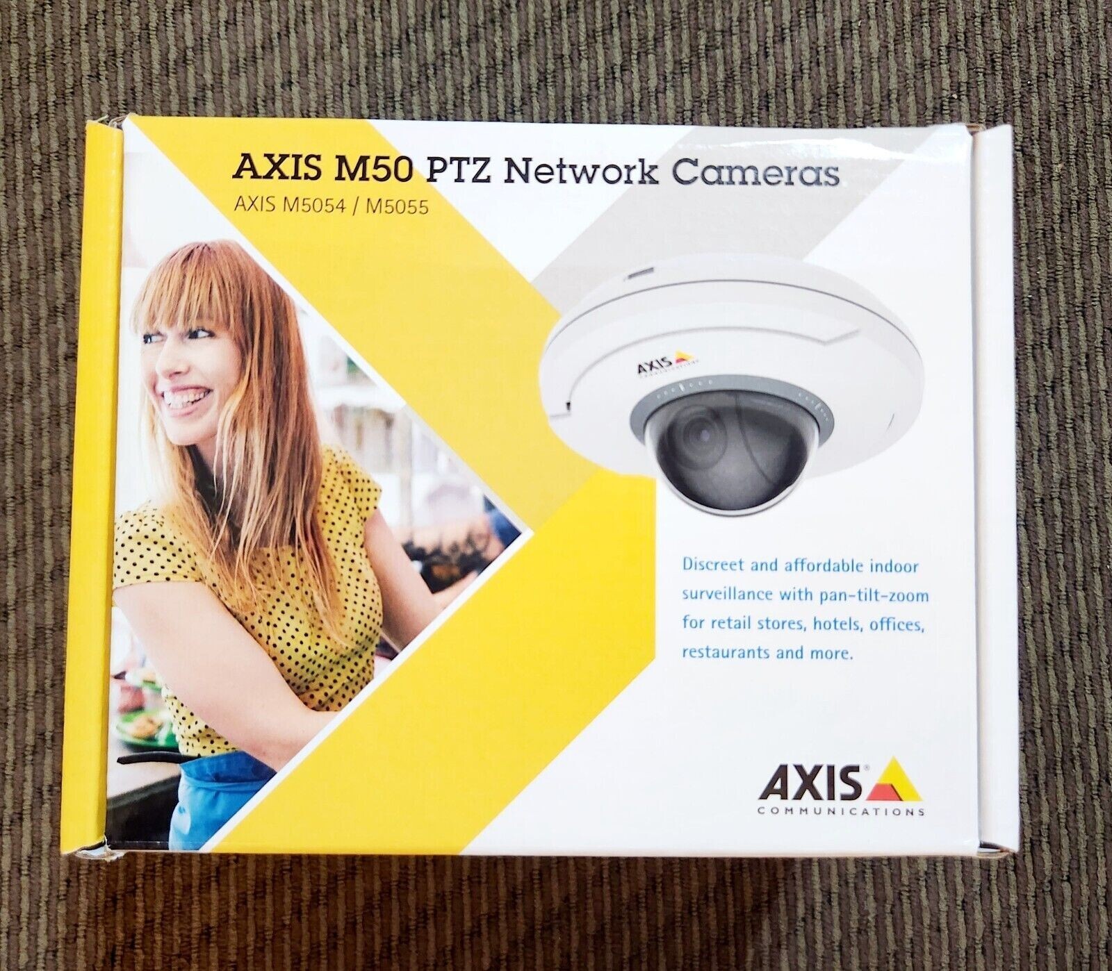 AXIS M5054 1MP/720p 5x PTZ Optical Indoor Compact 01079-001 Dome Network Camera