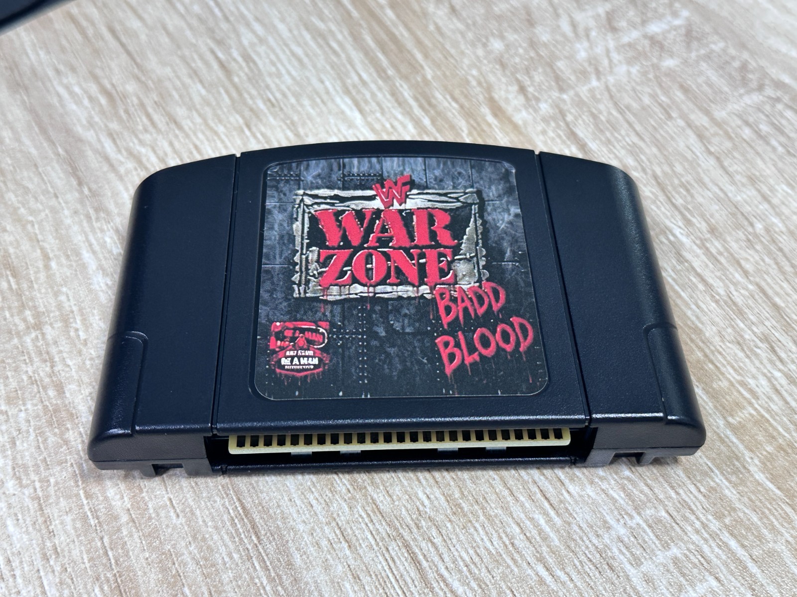 N64 WWF WarZone - Badd Blood Video Games