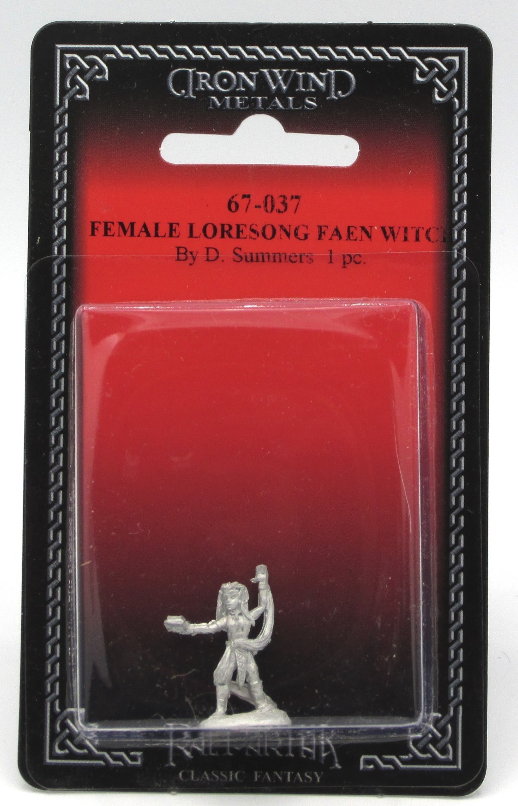 Ral Partha 67-037 Female Loresong Faen Witch (Arcana Evolved) Wizard Sorceress