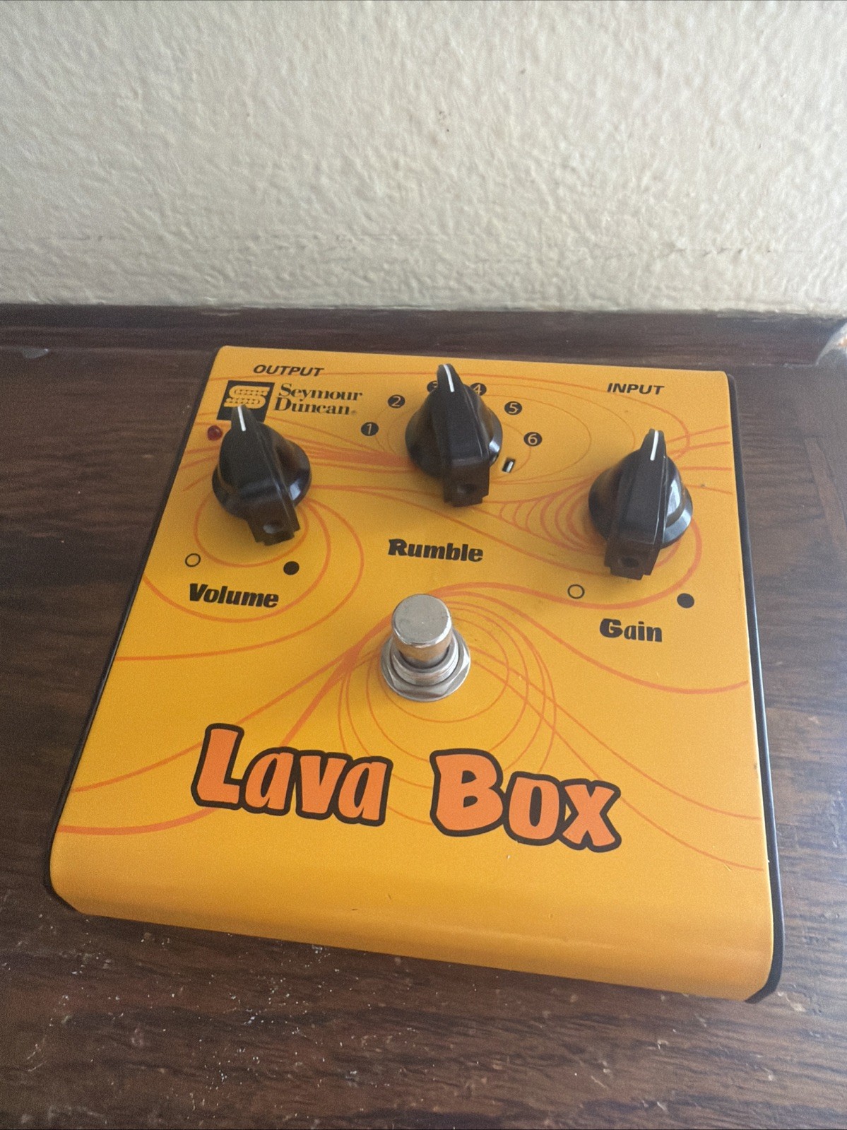 Seymour Duncan SFX-05 Lava Box Distortion Overdrive Rare Guitar Effect Pedal