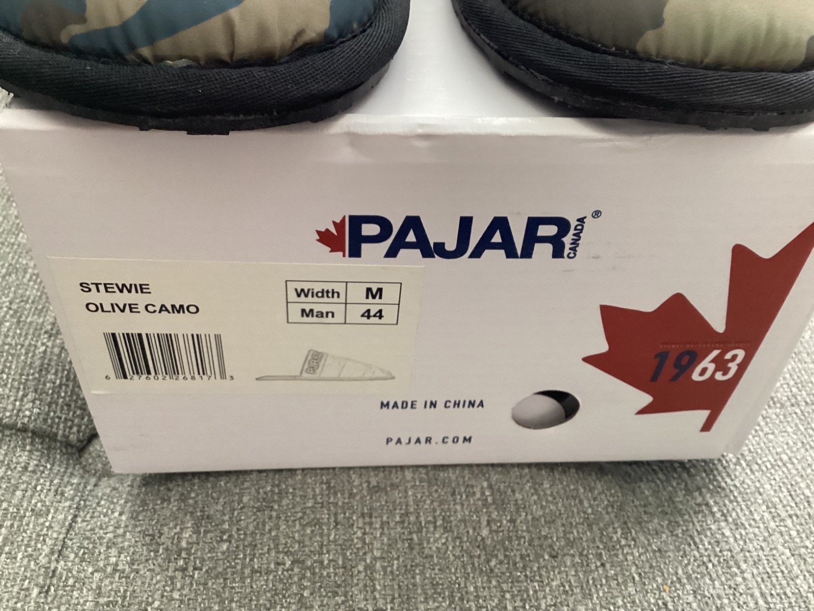 NWT Pajar Stewie Slipper (Men), size EU 44