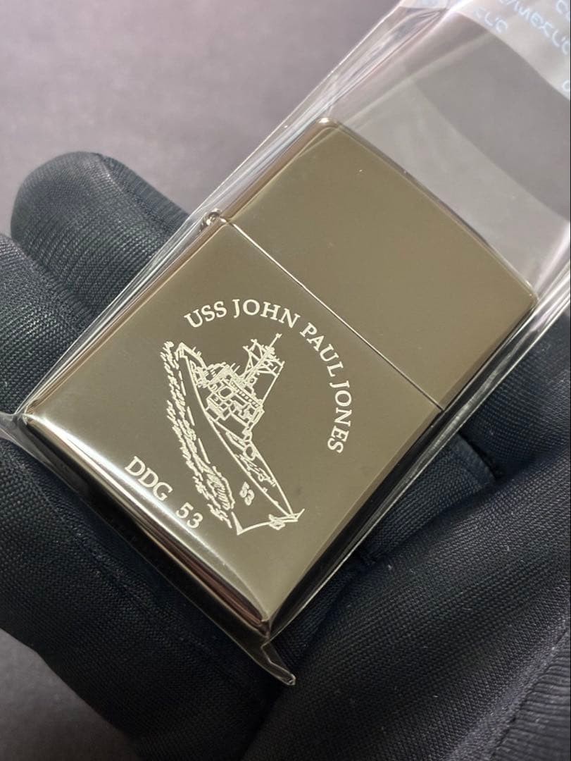 Zippo USS JOHN PAUL JONES DDG 53 Made in 2004 Lighter