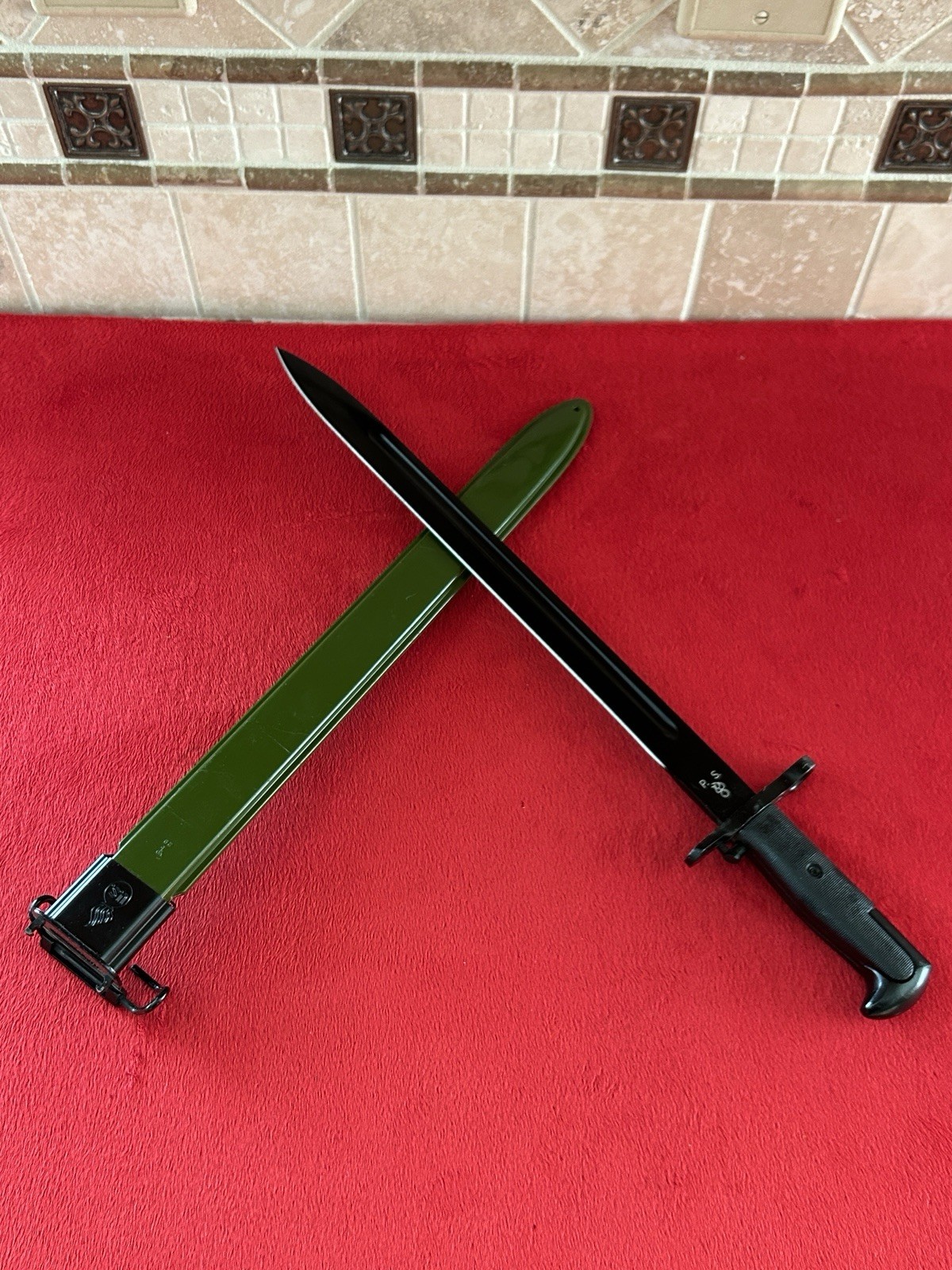 WWII M1 Bayonet PS M1 Garand Reproduction With Sheath