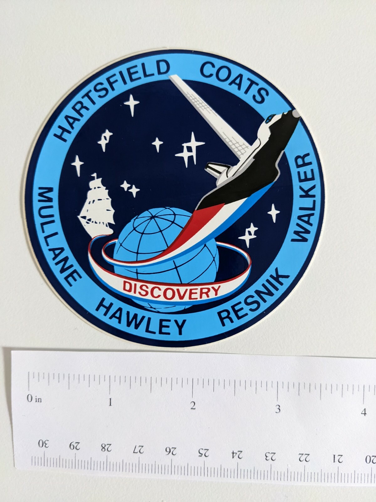 SPACE FLIGHT NASA STICKER DECAL STS-41-D