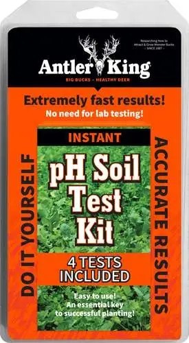 Antler King PH Soil Test Kit Do it Yourself Results - 4 Test - Instant Results